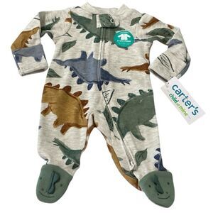 Carter’s One-Piece Dinosaur Footsie for Preemies NWT
